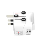 Adaptador universal ultrapotente para mais de 200 destinos Skross