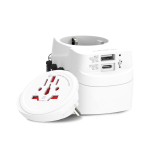 Adaptador universal ultrapotente para mais de 200 destinos Skross