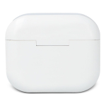 Auriculares com cancelamento de ruído em estojo táctil cor branco terceira vista