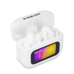 Auriculares com cancelamento de ruído em estojo táctil vista principal