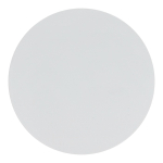 Carregador branco circular com indicador LED na base 15 W cor branco quarta vista