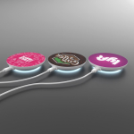 Carregador branco circular com indicador LED na base 15 W cor branco nona vista