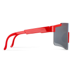 Óculos desportivos de alto rendimento coloridos com lentes prateadas terceira vista