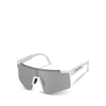 Óculos desportivos de alto rendimento coloridos com lentes prateadas vista principal