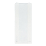 Saco de papel para alimentos, ecológico e resistente 14 x 6 x 27 cm cor branco