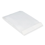 Saco de papel para alimentos, ecológico e resistente 15 x 7 x 36 cm cor branco quarta vista