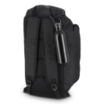 Garrafa de aço inoxidável com pega de silicone na tampa 500 ml cor preto oitava vista