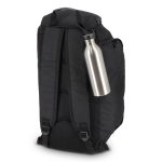 Garrafa de aço inoxidável com pega de silicone na tampa 500 ml cor prateado oitava vista