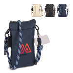 Bolsa tiracolo compacta para levar artigos essenciais do quotidiano