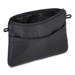 Bolsa tiracolo para levar artigos essenciais do quotidiano cor preto quarta vista