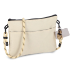 Bolsa tiracolo para levar artigos essenciais do quotidiano cor bege