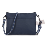 Bolsa tiracolo para levar artigos essenciais do quotidiano cor azul-escuro segunda vista