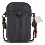 Bolsa tiracolo com capacidade para uma garrafa de água de 500 ml cor preto segunda vista