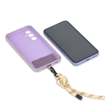 Bolsa tiracolo com capacidade para uma garrafa de água de 500 ml cor bege oitava vista