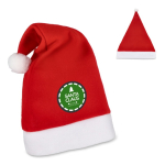 Chapéu de Pai Natal personalizável feito de flanela com toque macio