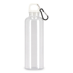 Garrafa de plástico em cores vivas transparentes 750 ml cor transparente quarta vista