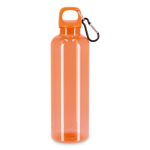 Garrafa de plástico em cores vivas transparentes 750 ml cor cor-de-laranja transparente