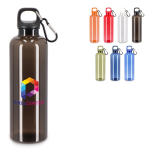 Garrafa de plástico em cores vivas transparentes 750 ml