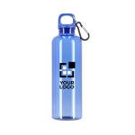 Garrafa de plástico em cores vivas transparentes 750 ml vista principal