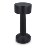 Candeeiro de mesa com 3 modos de luz e sensor tátil na parte superior cor preto