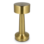 Candeeiro de mesa com 3 modos de luz e sensor tátil na parte superior cor dourado