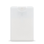 Protetor solar em spray FPS30 design retangular fino para personalizar cor branco