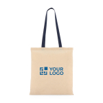 Saco de algodão OEKO-TEX com asas coloridas 140 g/m² vista principal