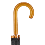 Guarda-chuva em várias cores com punho curvo de madeira Ø103 cor preto quinta vista