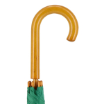 Guarda-chuva em várias cores com punho curvo de madeira Ø103 cor verde quinta vista