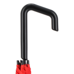 Clássico guarda-chuva com punho original geométrico preto Ø103 cor vermelho sexta vista