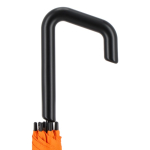 Clássico guarda-chuva com punho original geométrico preto Ø103 cor cor-de-laranja sexta vista