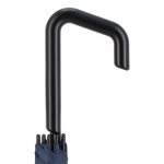 Clássico guarda-chuva com punho original geométrico preto Ø103 cor azul-escuro sexta vista