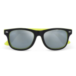 Óculos de sol personalizáveis bicoloridos, lentes polarizadas UV400 cor amarelo segunda vista