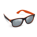 Óculos de sol personalizáveis bicoloridos, lentes polarizadas UV400 cor cor-de-laranja