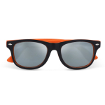 Óculos de sol personalizáveis bicoloridos, lentes polarizadas UV400 cor cor-de-laranja segunda vista