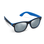 Óculos de sol personalizáveis bicoloridos, lentes polarizadas UV400 cor azul-claro