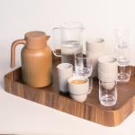 Jarro térmico com aparência característica estriada na vertical 1,5 L cor castanho segunda vista