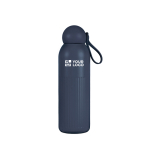 Garrafa térmica de aço monocromática com tampa redonda com pega 500 ml vista principal