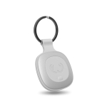 Localizador de artigos, porta-chaves compatível com dispositivos Apple cor cinzento-claro