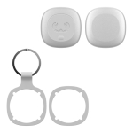 Localizador de artigos, porta-chaves compatível com dispositivos Apple cor cinzento-claro quinta vista