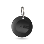 Localizador de artigos com porta-chaves compatível com Apple e Android cor preto segunda vista