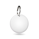 Localizador de artigos com porta-chaves compatível com Apple e Android cor branco