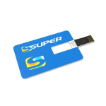 Cartão USB 2.0 ultrafino, personalização total, feito na Europa cor branco vista com impressão