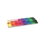 Pen USB 2.0 formato Mini Card personalização total, feita na Europa cor branco vista com impressão