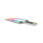 Pen USB 2.0 formato Mini Card personalização total, feita na Europa cor branco vista com impressão