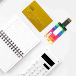 Pen USB 2.0 formato Mini Card personalização total, feita na Europa cor branco