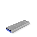 USB metal, orifício de fixação, personalização total, feita na Europa cor prateado vista principal