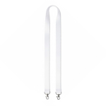 Lanyard de poliéster 2 mosquetões para sublimação personalização total cor branco sétima vista