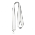 Lanyard poliéster e camada de cetim, sublimação, personalização total cor cinzento sétima vista