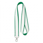 Lanyard poliéster e camada de cetim, sublimação, personalização total cor verde garrafa sétima vista